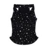 All-Over Star Print Trendy Tank Top – Black