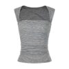 Stylish & Minimalist Slim-Fit Tank Top — Grey